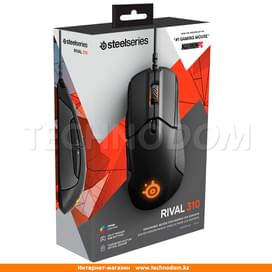Мышка игровая проводная USB Steelseries Rival 310 Black, 62433 фото