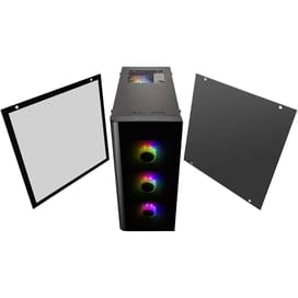 ПК корпус Thermaltake View 21 TG RGB Plus, window, Black mATX (CA-1I3-00M1WN-05) фото