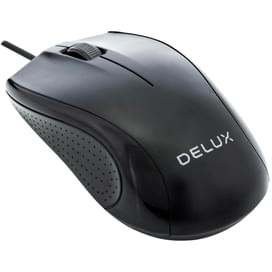 Мышка проводная USB Delux DLM-375OU Black фото