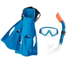 Bestway 25020 Жүзуге арналған жинақ қаптамада: маска, түтікше, ескекаяқ фото