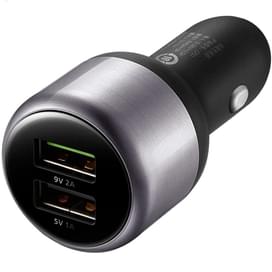 Автомобильное зарядное устройство 2*USB, 3.0A, FastCharge, HUAWEI, Черный (CP31) фото