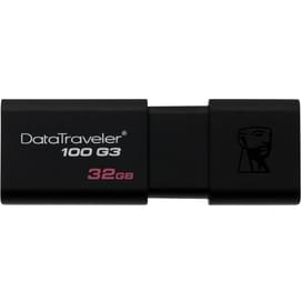 USB 32GB Kingston DataTraveler флэш-жинақтауышы, 3.0, Black (DT100G3/32GB) фото