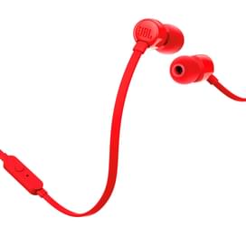 Наушники Вставные с Микрофоном JBL JBLT110, Red фото