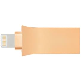 USB Флешка 64GB Transcend JetDrive Go 500 Type-A/Lightning 3.1 Gen 1 (3.0) Gold (TS64GJDG500G) фото