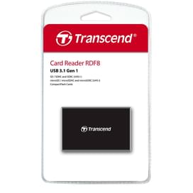 Картридер Transcend All-in-One USB 3.1 Black (TS-RDF8K2) фото