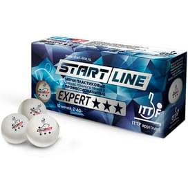 Мячи для настольного тенниса Start line V40+ 3*star (ITTF) (10 шт) фото