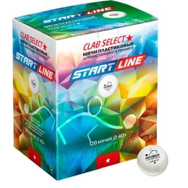 Мячи для настольного тенниса Start line Club Select 1* (120 шт, бел.) фото