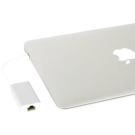 Адаптер USB to Ethernet Adapter, RJ-45, до 100 Мбит/с, Silver (99MO023204) фото