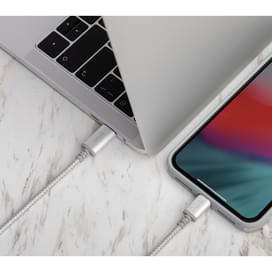 Кабель USB Type-C - Lightning, Moshi, 1.2м, Silver (99MO084105) фото