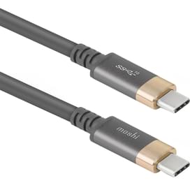 Кабель USB Type-C - USB Type-C, Moshi, 1м, Gray/Gold (99MO084031) фото