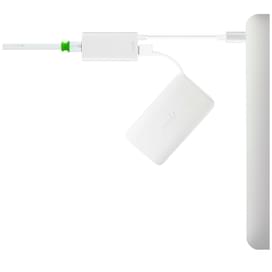 Адаптер USB Type-C to Ethernet Adapter, RJ-45, до 1000 Мбит/с, Silver (99MO084203) фото