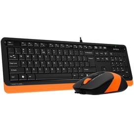 Клавиатура + Мышка проводные USB  A4tech Fstyler F1010, Orange фото