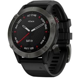 Смарт-часы Garmin Fenix 6X Sapphire Carbon Gray with Black Band фото