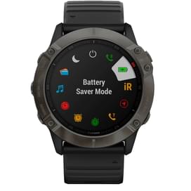 Смарт-часы Garmin Fenix 6X Sapphire Carbon Gray with Black Band фото