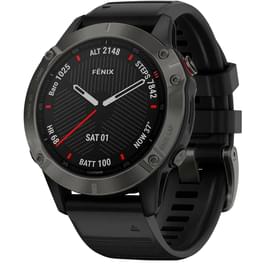 Смарт-часы Garmin Fenix 6 Sapphire Gray with Black Band фото