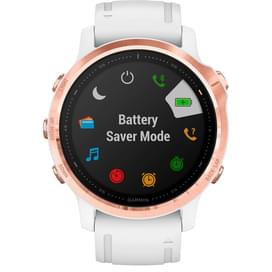 Смарт-часы Garmin Fenix 6S Pro Rose Gold with White Band фото