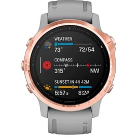 Смарт-часы Garmin Fenix 6S Sapphire Rose Gold with Gray Band фото