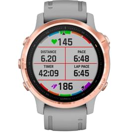 Смарт-часы Garmin Fenix 6S Sapphire Rose Gold with Gray Band фото