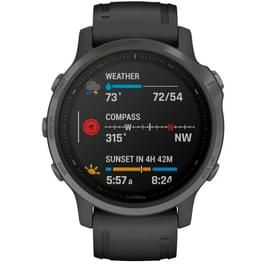 Смарт-часы Garmin Fenix 6S Sapphire Carbon Grey with Black Band фото