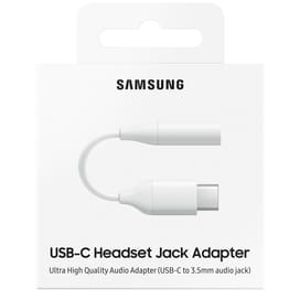 Адаптер Samsung, Type-C - 3,5 мм для наушников, Белый (EE-UC10JUWRGRU) фото