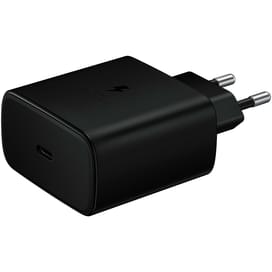 Сетевое зарядное устройство 3A + каб. Type-C, 45Вт (PD), Samsung, Fast Charge, Черный (EP-TA845XBEGRU) фото