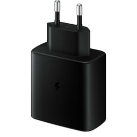 Сетевое зарядное устройство 3A + каб. Type-C, 45Вт (PD), Samsung, Fast Charge, Черный (EP-TA845XBEGRU) фото