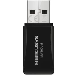 Беспроводной USB-адаптер Mercusys MW300UM, 300 Mbps, USB 2.0 (MW300UM) фото