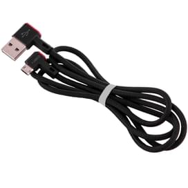 Кабель USB 2.0 - Micro USB, Neo, L-shaped, 1м, Black (NC-004M) фото