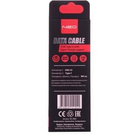 Кабель USB 2.0 - Type-С, Neo, Super Charge 5A, 1м, Black (NC-006C) фото