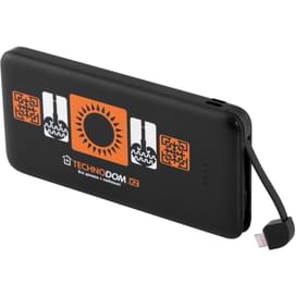 Внешний аккумулятор Technodom, 10000Mah, Type-C + Lightning + Micro USB, Black (KP-LT100M/B2B1) фото