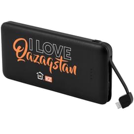 Внешний аккумулятор Technodom, 10000Mah, Type-C + Lightning + Micro USB, Black (KP-LT100M/B2B3) фото