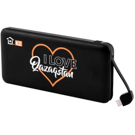 Внешний аккумулятор Technodom, 10000Mah, Type-C + Lightning + Micro USB, Black (KP-LT100M/B2B8) фото