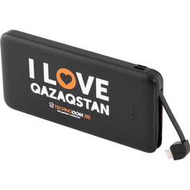 Внешний аккумулятор Technodom, 10000Mah, Type-C + Lightning + Micro USB, Black (KP-LT100M/B2B13) фото