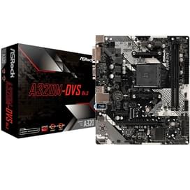 Материнская плата ASRock A320M-DVS R4.0 AM4 2DDR4 PCI-E 1x16 1x1 (DVI-D+VGA) mATX фото