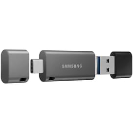 USB Флешка 64GB Samsung Duo Plus Type-A/C 3.1 Gen 1 (3.0) OTG Grey (MUF-64DB/APC) фото