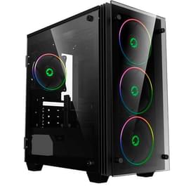 GameMax Mini Stratos H609 MiniTower кейсі, window, Black mATX (Mini Stratos H609) фото