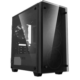 GameMax Mini Stratos H609 MiniTower кейсі, window, Black mATX (Mini Stratos H609) фото