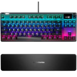 Клавиатура игровая проводная USB SteelSeries Apex 7 TKL RGB, QX2 Blue фото