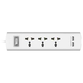 Huntkey Желілік сүзгісі, 3 резеткелі, 2*USB, 1,5м, White (SZM307) фото
