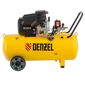 Компрессор воздушный DKV2200/100,Х-PRO 2.2 кВт, 400 л/мин, 100л Denzel фото