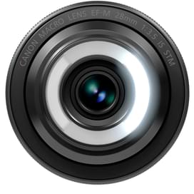 Canon объективі EF-M 28 mm F3.5 Macro IS STM фото