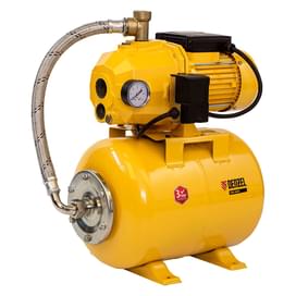 Насосная станция эжекторная PSD800C, 800 Вт, 2400 л/ч, ресивер 24 л, всасывание 20 м Denzel фото