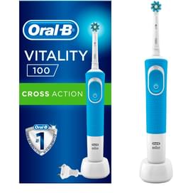 Зубная щетка Oral-B Vitality D100 Сross Action, Blue фото