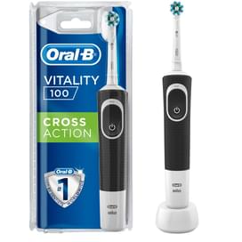 Зубная щетка Oral-B Vitality D100 Сross Action, Black фото