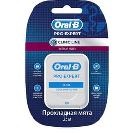 Зубная нить Oral-B Pro-Expert Clinic Line, Прохладная мята 25м фото