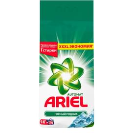 Стиральный порошок P&G ARIEL Горный родник 9кг фото