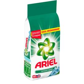 Стиральный порошок P&G ARIEL Горный родник 9кг фото