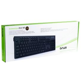 Клавиатура проводная USB Delux DLK-180UB Black фото