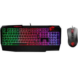 Клавиатура + мышь игровые проводные USB MSI Vigor GK40 RGB фото