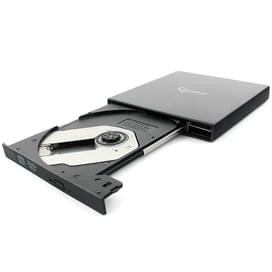 Внешний оптический привод Gembird USB 2.0, 8x Черный (DVD-USB-02) фото